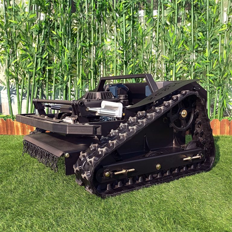 Track remote control mesin rumput pemotongan tanah yang ditumbuhi dijual